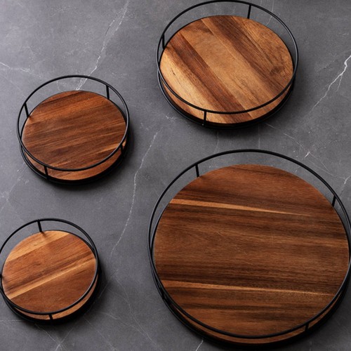 Rotating condiment tray wood - condiment,