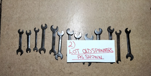 Vintage old spanners joblot - vintage,