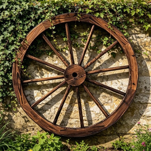 Large 90cm wooden - large, garden