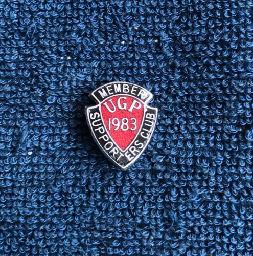 Motor cycle road racing badge
