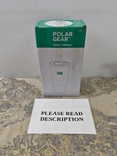 Polar Gear Stainless Steel Water Bottle with Straw - 1.1L Double Wall Insulated 