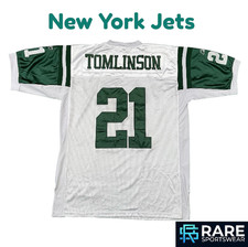 NEW YORK JETS NFL JERSEY SIZE 50 ADULT REEBOK (V GOOD) TOMLINSON No 21