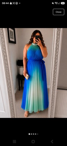 Love roses blue ombre - love, maxi