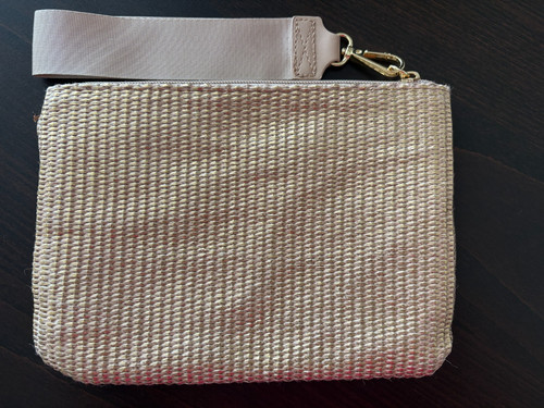 Matalan gold woven clutch bag - woven,