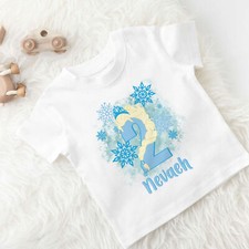 Frozen birthday t shirt winter