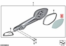 BMW K1600GT K1600GTL Mirror