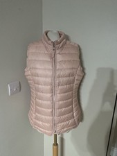 Joules Furlton Metallic Pink Padded Gilet Size Uk 14
