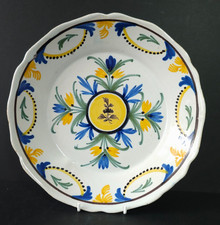Early 19th century French faience Plate from Nevers.