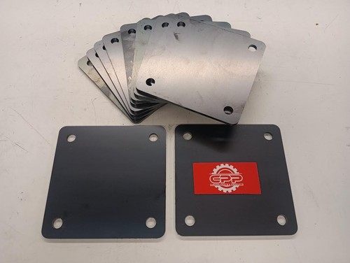 Steel hole fixing plates 5mm - hole,