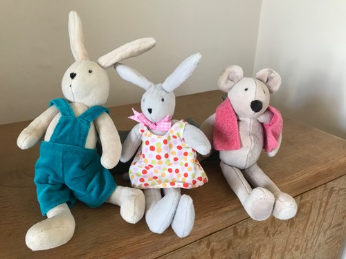 Three moulin roty mouse - three,