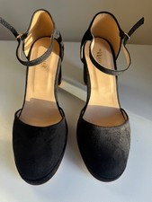 Luce Vegan Suede Block Heel