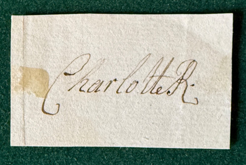 Antique queen charlotte - queen,