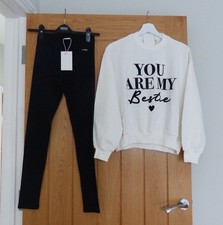 Zara Baggy Oyster White Flock