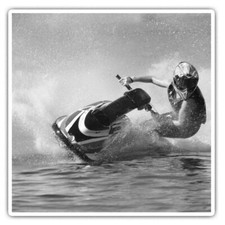 2 x Square Stickers 10 cm -