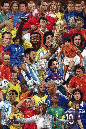 Legendary footballers large - legendary,