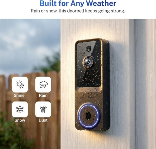 1080p wireless video doorbell - 1080p,