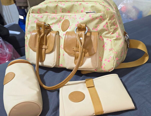 Floral messenger baby changing - messenger,