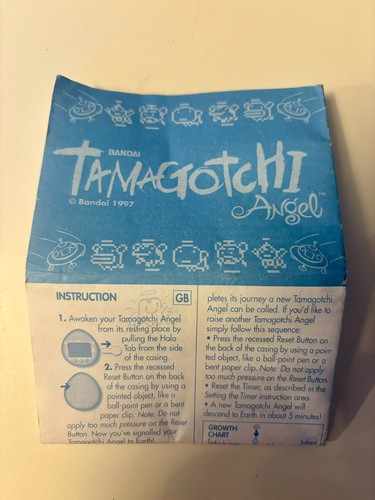 Tamagotchi angel instruction - tamagotchi,