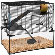 PawHut 3 Tiers Hamster Cage w/