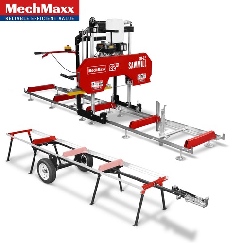 Portable sawmill with - 22'',