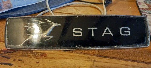 Vintage triumph stag - car, badge