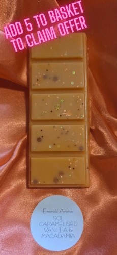 Wax melt 50g sol caramelised - melt,