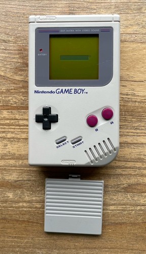 Grey original nintendo gameboy - original,