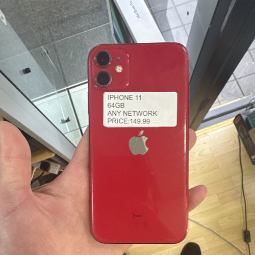 Apple iphone 64gb - 11, red