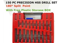 150PC Drill Bits Precision Mini Micro HSS Twist Craft Model & Airfix & Modelling