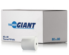 20 Rolls 80x80 Thermal Receipt Paper Till Roll Compatible With Epos Terminals