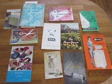 11 x Vintage 1960s Household Instruction Booklets Curtain Making Servis Washing