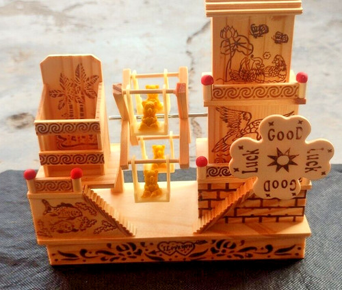 Wooden hut house toys - hut,