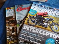 BSA TRIUMPH 3 CLASSIC BIKE MAGAZINES FROM 2010 ROYAL ENFIELD TRAIL BIKES  HONDA