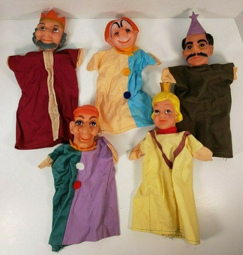 Vintage hand puppet - hand, rubber
