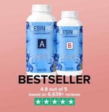 TESTER Non-Toxic Clear Epoxy Resin (Resin + Hardener, Water Effect, Glossy) ?