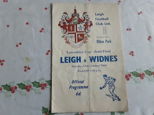 Leigh widnes 1969 lancashire - widnes,