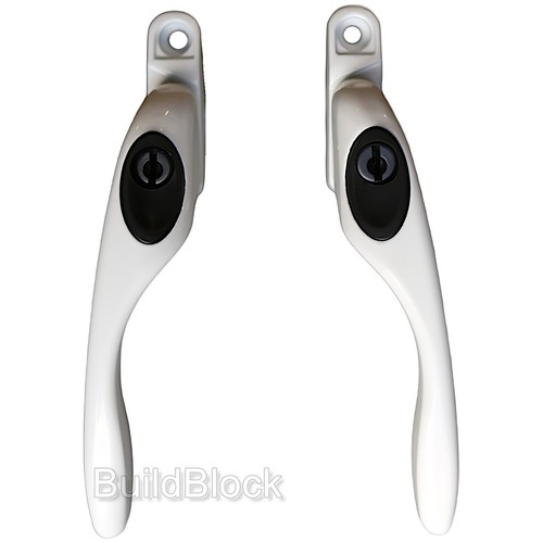 Upvc cranked window handle - window,