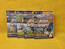 British Airports Bundle (Vol 1,2,3,4 Flight Simulator 2002 2004 Add On - PC