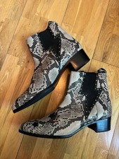 Modern Vice snakeskin ankle