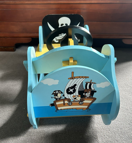 Wooden rocking pirate - rocking, ship