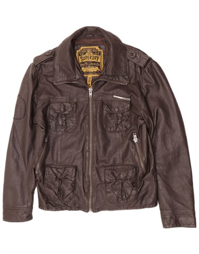 Superdry mens military leather - military,