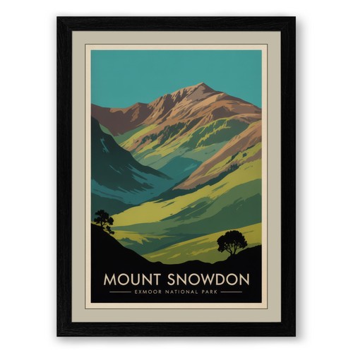 Postcard from snowdon - postcard,