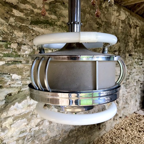 Art deco foyer pendant - deco,