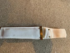 British Military bayonets nylon  frog   white,  for sa80  used    