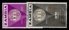 Zambia qeii sg108 109 1965 - zambia,