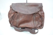 I Medici Firenze Brown Leather Shoulder Bag Made in Italy Handbag