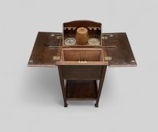 Surprise Smokers Oak Cabinet C.1930 - Nationwide Delivery