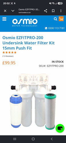 Osmio ezfitpro 200 undersink - osmio,