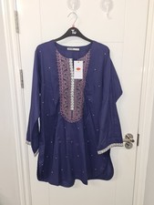 Khaadi | Navy Blue Kurta |