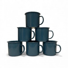6 Pc. 15oz. Blue Speckled